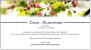 Trauer Danksagungen Druckerei
