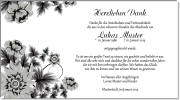 Trauer Danksagungen selber drucken