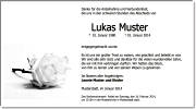 Trauer Danksagungen online