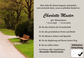 Danksagungskarten online