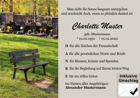 Danksagungskarten ausdrucken