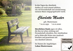 Danksagungskarten selber designen