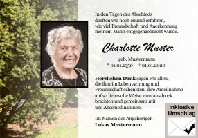 Danksagungskarten erstellen