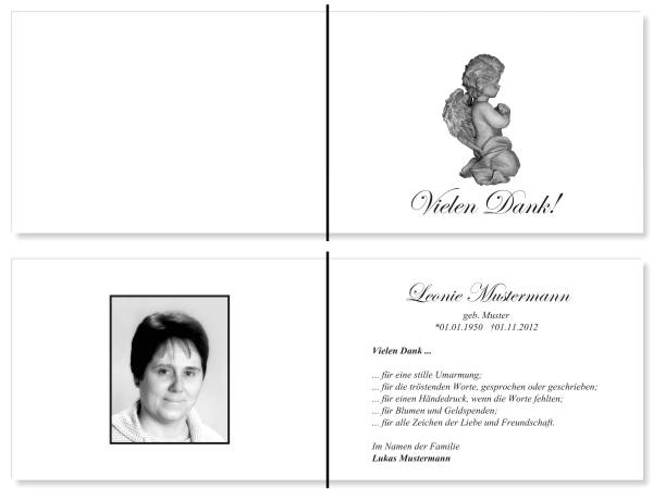  Danksagungskarten Trauer
